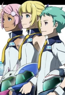 بوستر Eureka Seven AO: Jungfrau no Hanabana-tachi