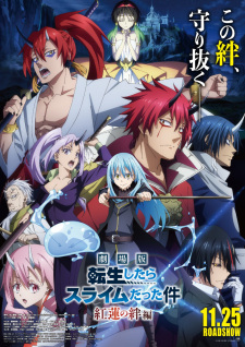 بوستر Tensei shitara Slime Datta Ken Movie: Guren no Kizuna-hen